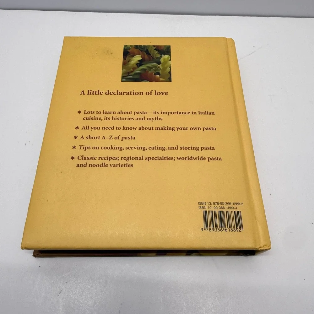 Lexicon of Pasta Cookbook Tobias Pehle Birgit Andrich Rebo Publishers Hardcover